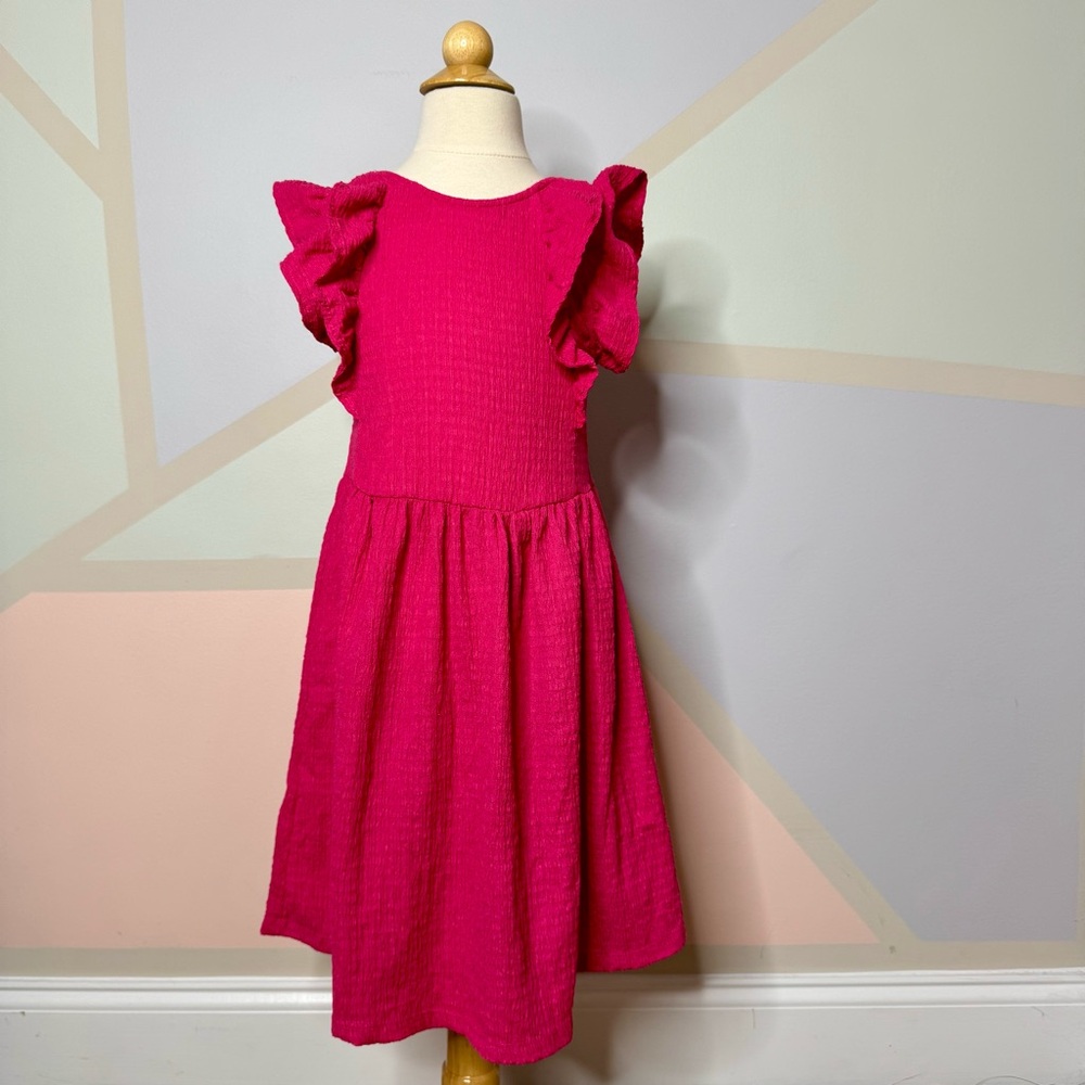 Zara girl pink dress